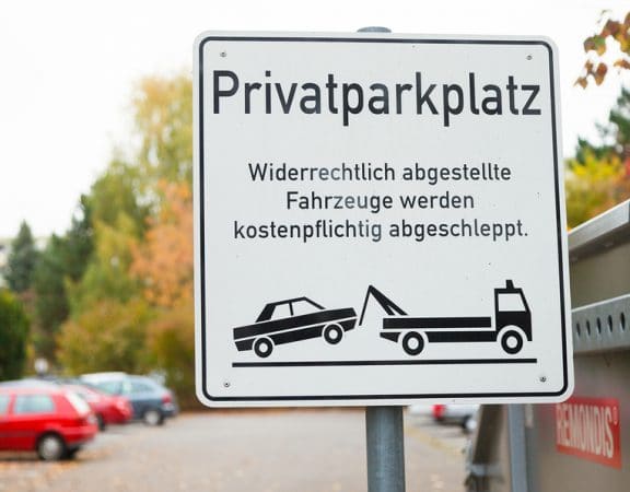 Parken auf einem Privatparkplatz – Unterlassungsanspruch