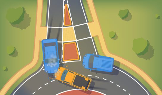 Auffahrunfall beim Verlassen eines Kreisverkehrs – Haftung