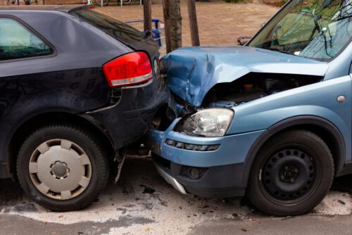 Verkehrsunfall - Auffahrunfall durch Radfahrerverschulden