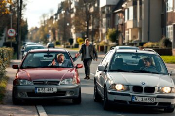 Verkehrsunfall zwischen rechts Einbiegenden und rechts kommenden Vorfahrtsberechtigten