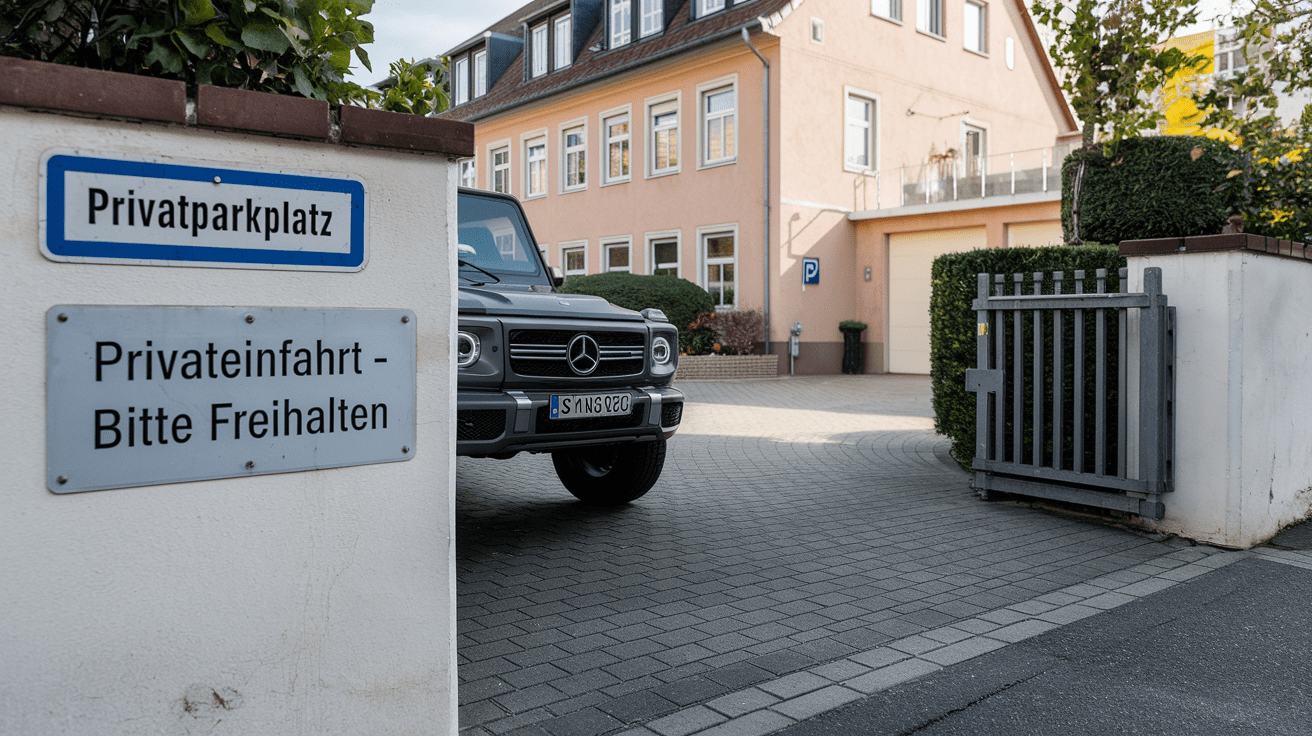 Besitzstörung durch ein unerlaubt parkendes Fahrzeug auf Privatparkplatz