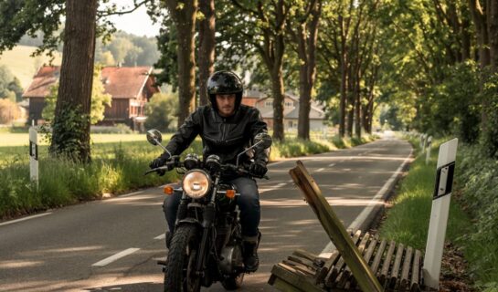 Verkehrsunfall – Sturz eines ausweichenden Motorradfahrers – Haftung