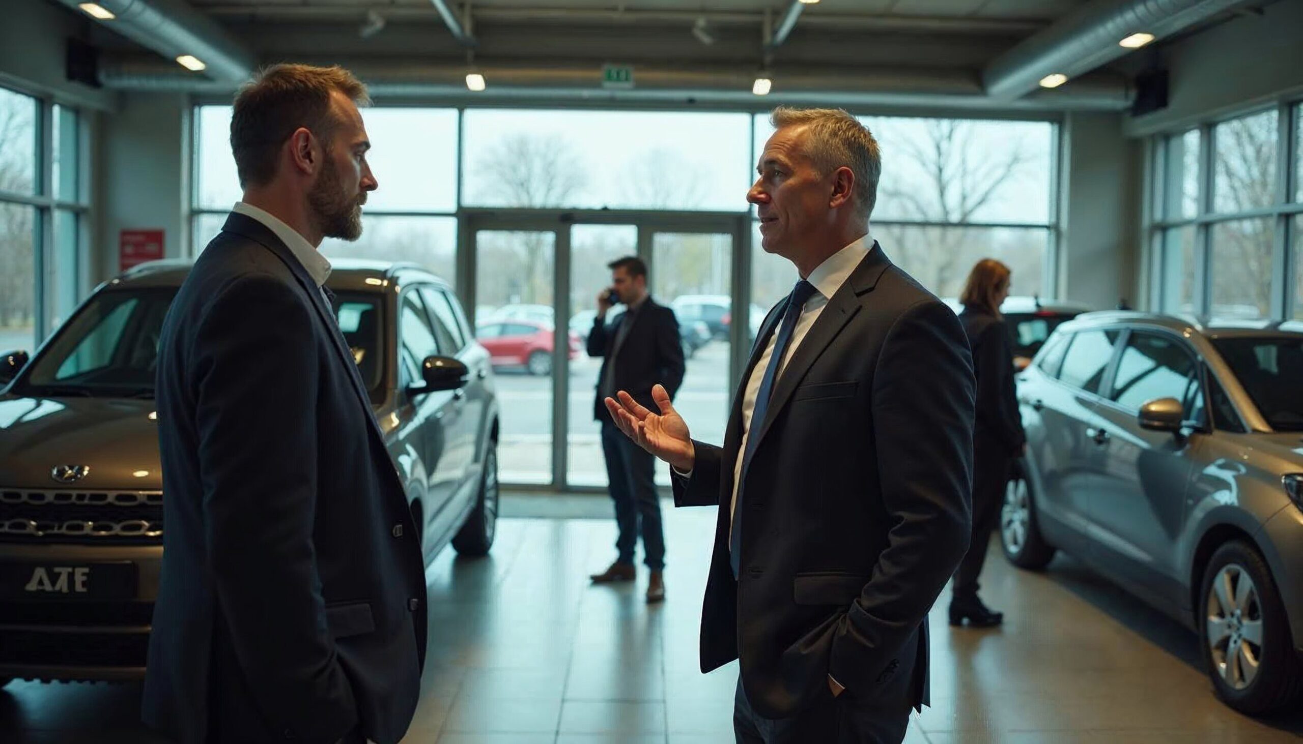 Autohändler diskutiert mit Autokäufer: Autokredit Widerruf im Fokus – BGH-Urteil klärt Gerichtsstand bei verbundenen Verträgen