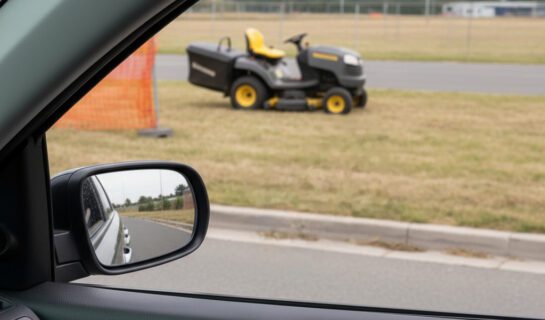 Schadensersatz Rasenmäher: Muss der Mäherführer fürs Autofenster haften?