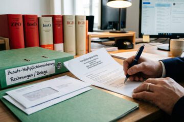 Erstattung der Haftpflichtversicherungsprämien: Nachträgliche Kosten abgelehnt